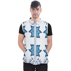 Abstract Pattern Geometric Backgrounds   Men s Puffer Vest by Eskimos