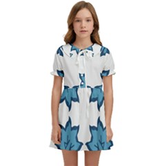 Abstract Pattern Geometric Backgrounds   Kids  Sweet Collar Dress by Eskimos