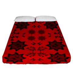 Abstract Pattern Geometric Backgrounds   Fitted Sheet (queen Size) by Eskimos