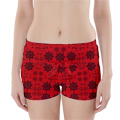 Abstract Pattern Geometric Backgrounds   Boyleg Bikini Wrap Bottoms by Eskimos