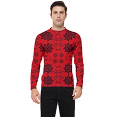 Abstract Pattern Geometric Backgrounds   Men s Long Sleeve Rash Guard by Eskimos