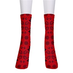 Abstract Pattern Geometric Backgrounds   Crew Socks by Eskimos