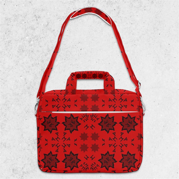 Abstract pattern geometric backgrounds   MacBook Pro Shoulder Laptop Bag 