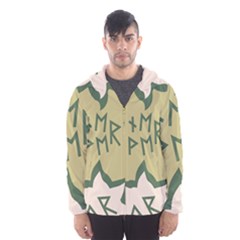 Abstract Pattern Geometric Backgrounds   Men s Hooded Windbreaker by Eskimos