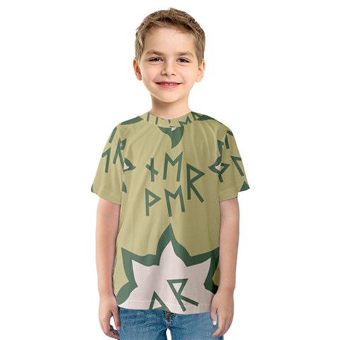 Abstract Pattern Geometric Backgrounds   Kids  Sport Mesh Tee by Eskimos