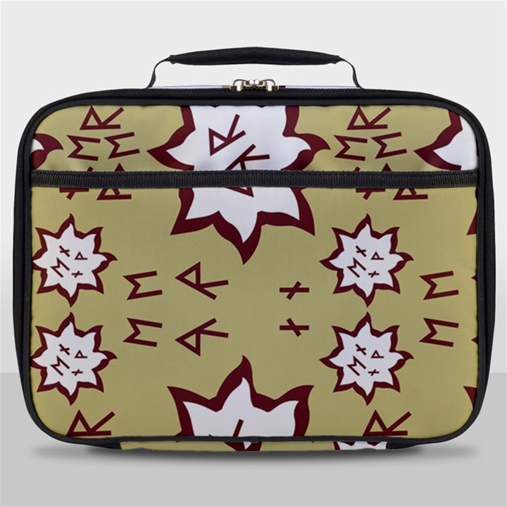 Abstract pattern geometric backgrounds   Full Print Lunch Bag