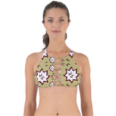 Abstract Pattern Geometric Backgrounds   Perfectly Cut Out Bikini Top by Eskimos