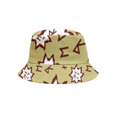 Abstract Pattern Geometric Backgrounds   Bucket Hat (kids) by Eskimos