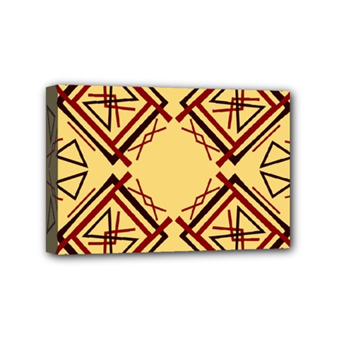 Abstract Pattern Geometric Backgrounds   Mini Canvas 6  X 4  (stretched) by Eskimos