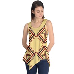 Abstract Pattern Geometric Backgrounds   Sleeveless Tunic by Eskimos