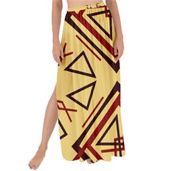 Abstract Pattern Geometric Backgrounds   Maxi Chiffon Tie-up Sarong by Eskimos