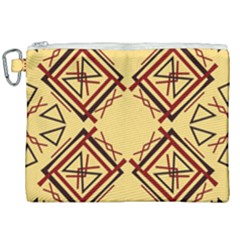 Abstract Pattern Geometric Backgrounds   Canvas Cosmetic Bag (xxl) by Eskimos