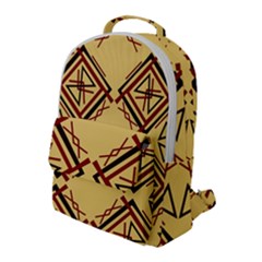 Abstract Pattern Geometric Backgrounds   Flap Pocket Backpack (large) by Eskimos