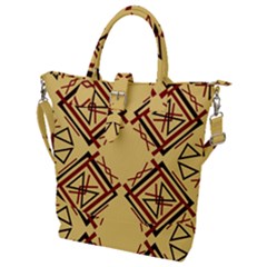 Abstract Pattern Geometric Backgrounds   Buckle Top Tote Bag by Eskimos