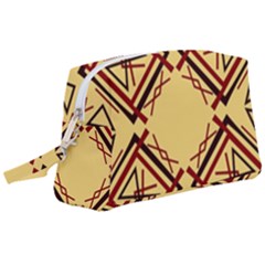 Abstract Pattern Geometric Backgrounds   Wristlet Pouch Bag (large) by Eskimos