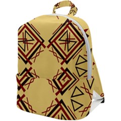 Abstract Pattern Geometric Backgrounds   Zip Up Backpack by Eskimos