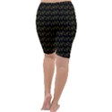 Fern Pattern 2 Black Cropped Leggings  View4