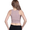 Fern Pattern 2 Pink Racer Back Crop Top View2