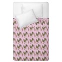 Fern Pattern 2 Pink Duvet Cover Double Side (Single Size) View1