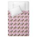 Fern Pattern 2 Pink Duvet Cover Double Side (Single Size) View2