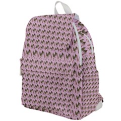 Fern Pattern 2 Pink Top Flap Backpack by violetheavensky