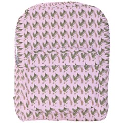 Fern Pattern 2 Pink Full Print Backpack by violetheavensky