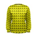 Fern Pattern 2 Yellow Women s Sweatshirt View1