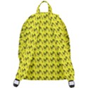 Fern Pattern 2 Yellow The Plain Backpack View3