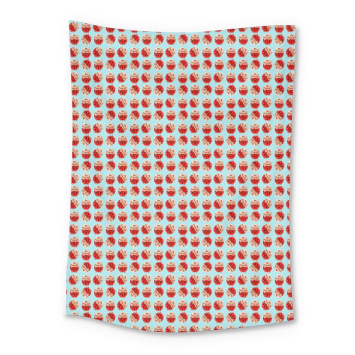 Kawaii Jam Pattern Aqua Medium Tapestry