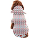 Kawaii Jam Pattern Aqua Dog Coat View2