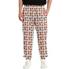 Kawaii Jam Pattern Aqua Men s Elastic Waist Pants