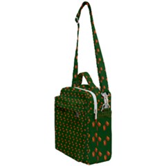 Kawaii Pumpkin Patt Green Crossbody Day Bag by violetheavensky