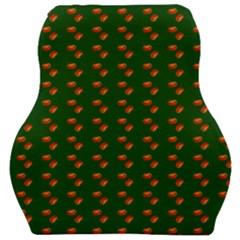 Kawaii Pumpkin Patt Green Car Seat Velour Cushion  by violetheavensky