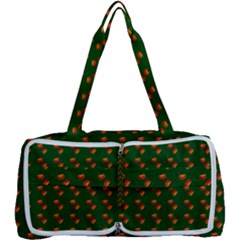 Kawaii Pumpkin Patt Green Multi Function Bag by violetheavensky