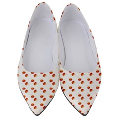 Kawaii Pumpkin Patt White Women s Low Heels by violetheavensky