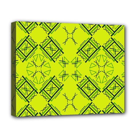 Abstract Pattern Geometric Backgrounds   Deluxe Canvas 20  X 16  (stretched) by Eskimos