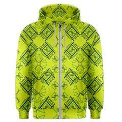 Abstract Pattern Geometric Backgrounds   Men s Zipper Hoodie by Eskimos