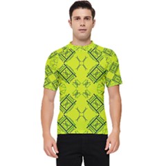 Abstract Pattern Geometric Backgrounds   Men s Short Sleeve Rash Guard