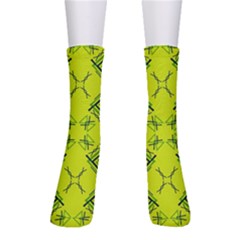 Abstract Pattern Geometric Backgrounds   Crew Socks by Eskimos