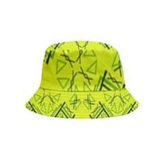 Abstract Pattern Geometric Backgrounds   Inside Out Bucket Hat (kids) by Eskimos