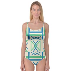 Abstract Pattern Geometric Backgrounds   Camisole Leotard  by Eskimos