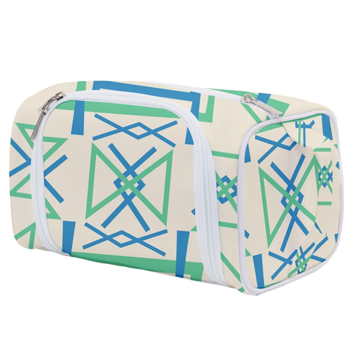 Abstract pattern geometric backgrounds   Toiletries Pouch