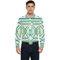 Abstract pattern geometric backgrounds   Men s Long Sleeve  Shirt View1