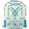 Abstract pattern geometric backgrounds   Giant Full Print Backpack View1