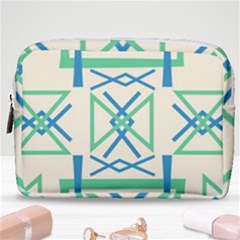 Abstract Pattern Geometric Backgrounds   Make Up Pouch (medium) by Eskimos