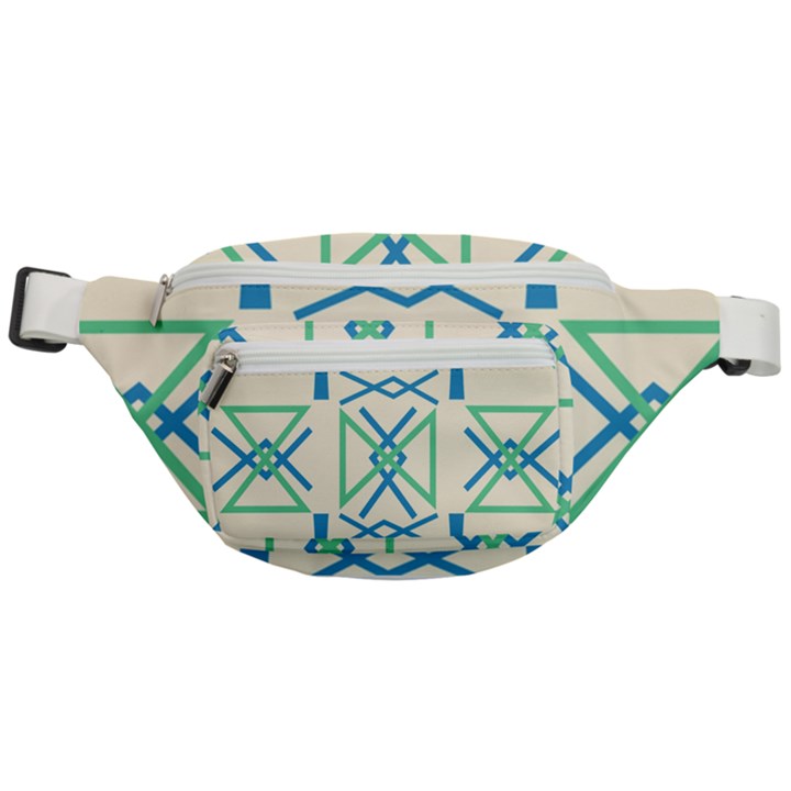 Abstract pattern geometric backgrounds   Fanny Pack