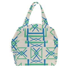 Abstract Pattern Geometric Backgrounds   Boxy Hand Bag by Eskimos