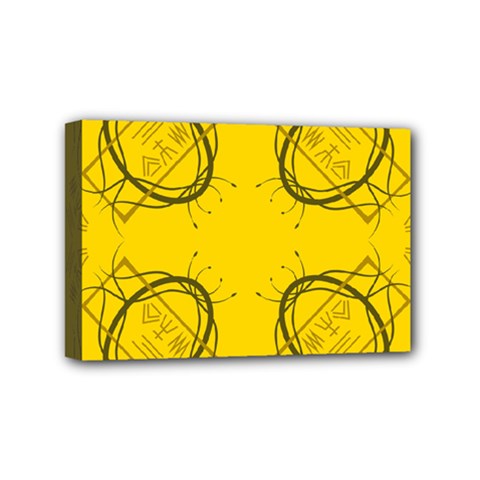 Abstract Pattern Geometric Backgrounds   Mini Canvas 6  X 4  (stretched) by Eskimos