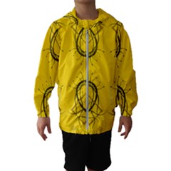 Abstract Pattern Geometric Backgrounds   Kids  Hooded Windbreaker by Eskimos