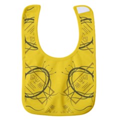 Abstract Pattern Geometric Backgrounds   Baby Bib by Eskimos